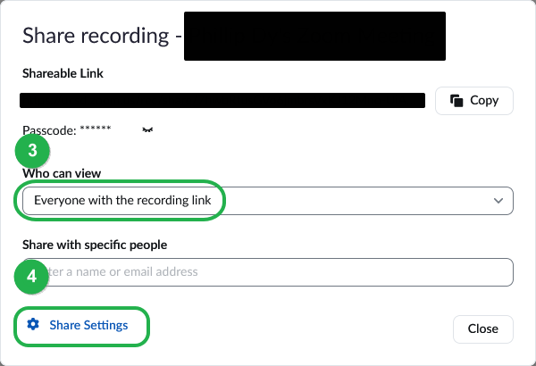 Students Can't View My Zoom Recording – UC San Diego Extended